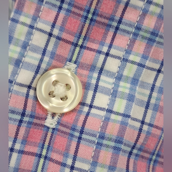 Polo Ralph Lauren Men's Button Up Shirt Slim Fit Cotton Stretch Check Pony Large - Picture 12 of 16